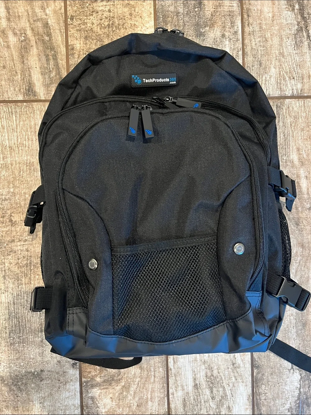 Black Men's Commuter Laptop Backpack